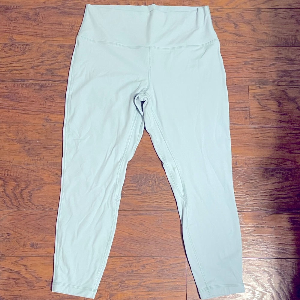 Lululemon Align 25”, size 14, Hazy jade